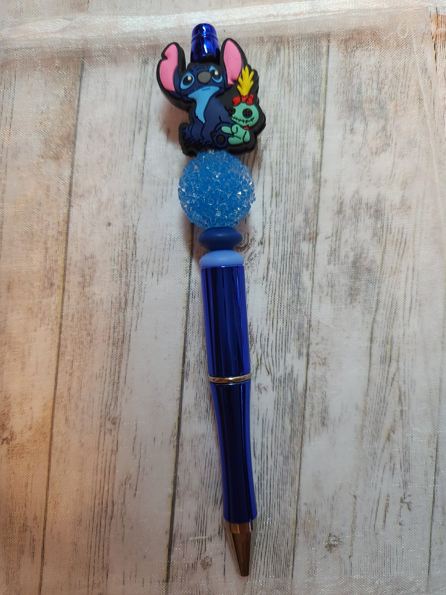 Beaded Pen: Stitch and doll