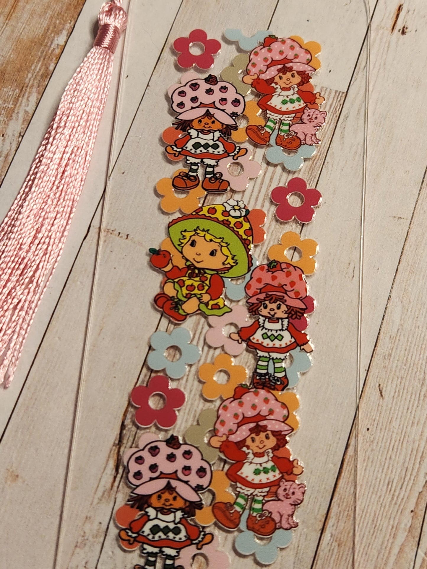 Acrylic Bookmark: Strawberry Shortcake