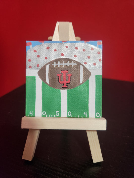 Mini Canvas: Indiana Football
