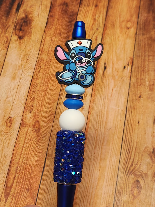 Beaded Pen: Stitch (Medical, Nurse)