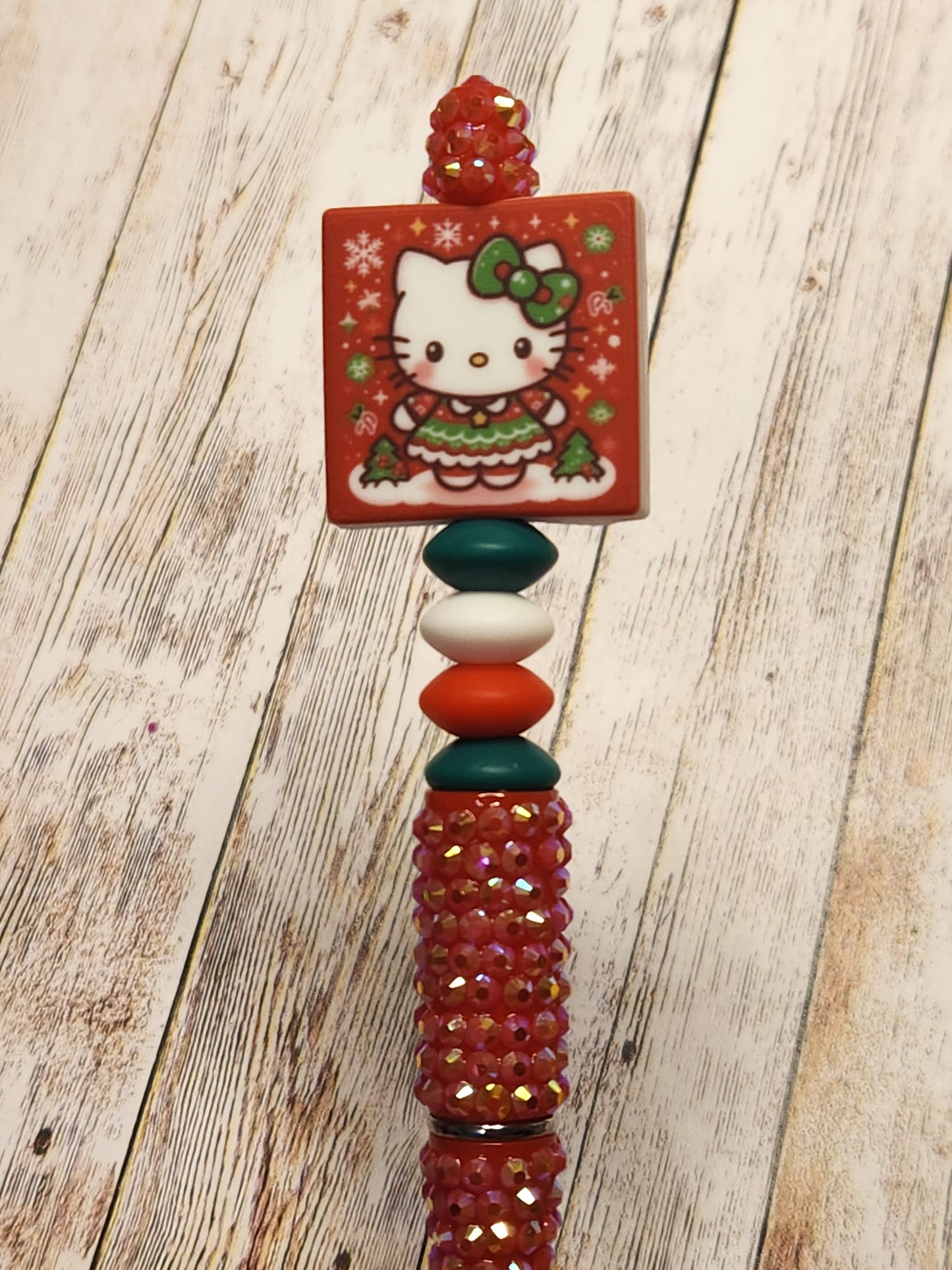 Beaded Pen: Winter (Hello Kitty Christmas)