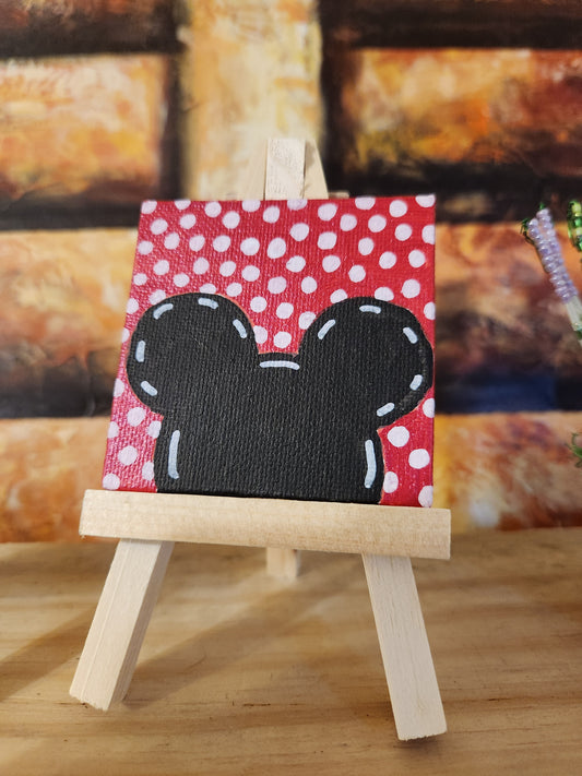 Mini Canvas: Mouse Ears