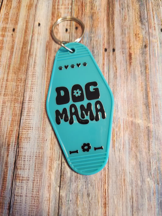 Motel Keychain: Dog Mama (Dog, Pets)
