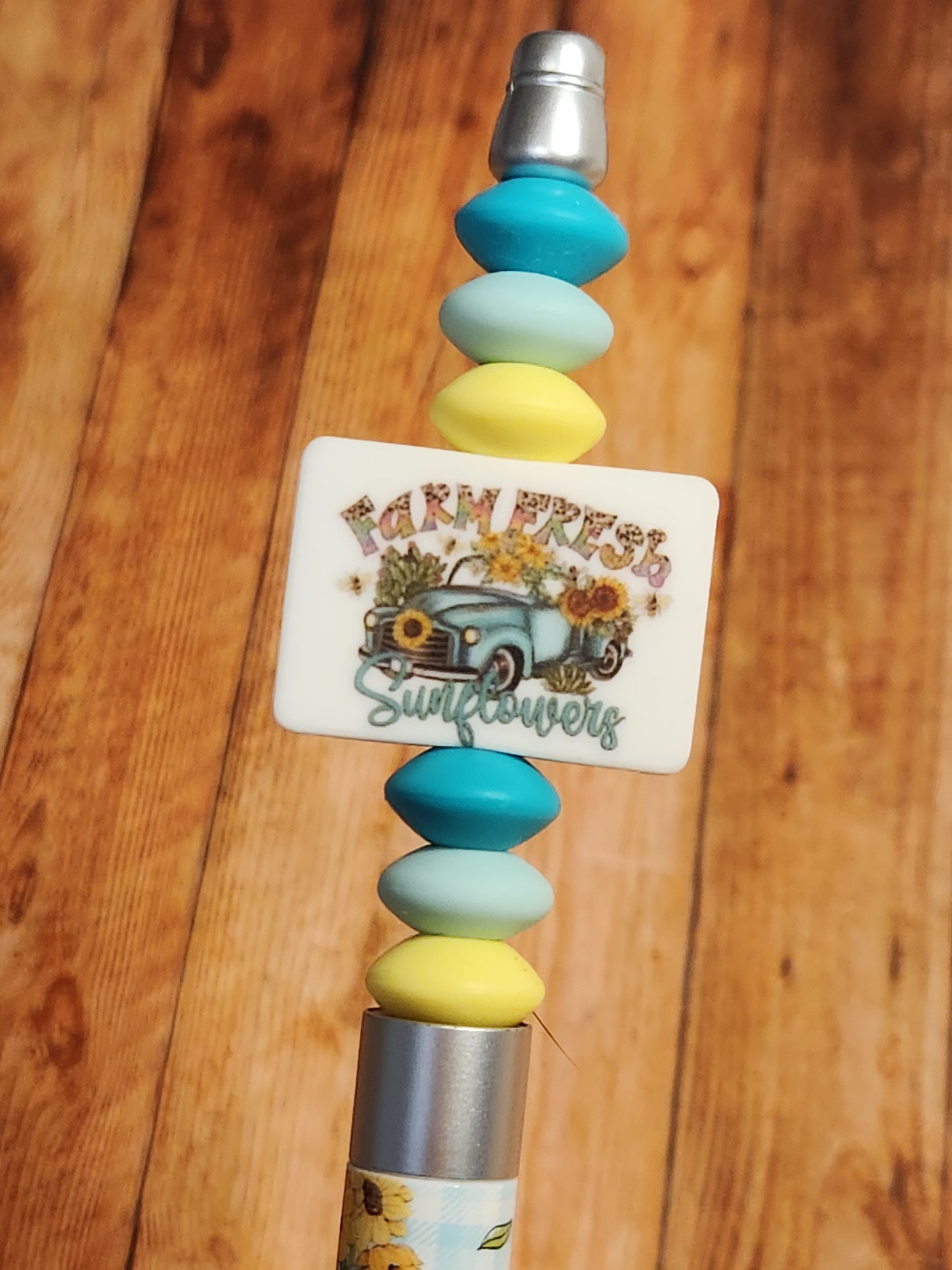 Beaded Pen: (Sunflowers, Truck)