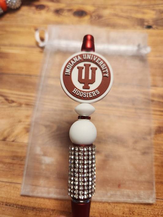 Beaded Pen: Indiana #8