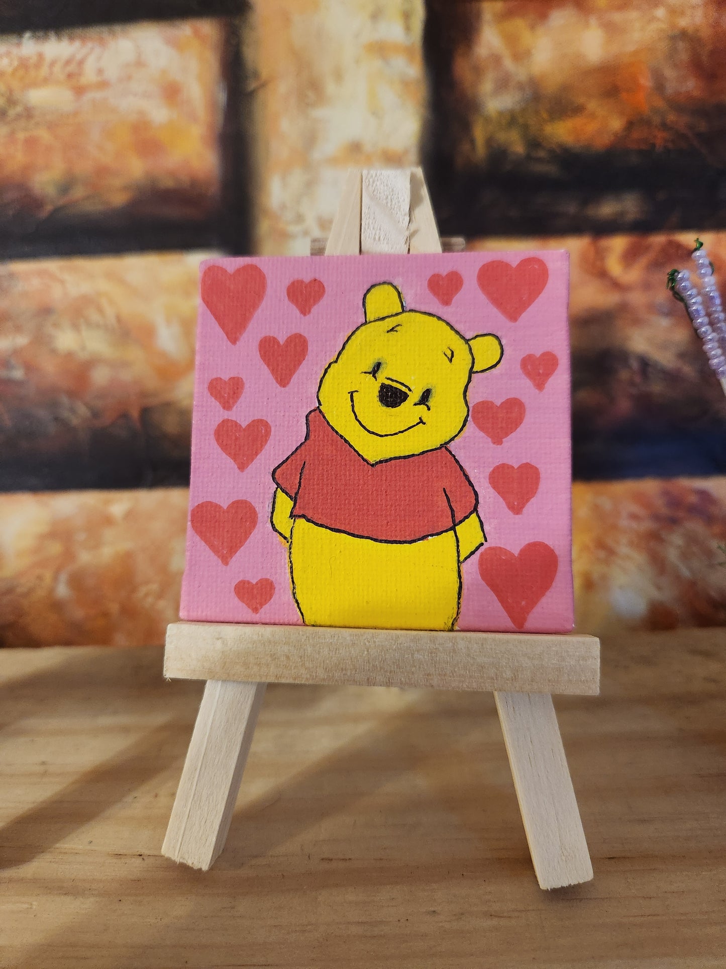 Mini Canvas: Pooh Bear