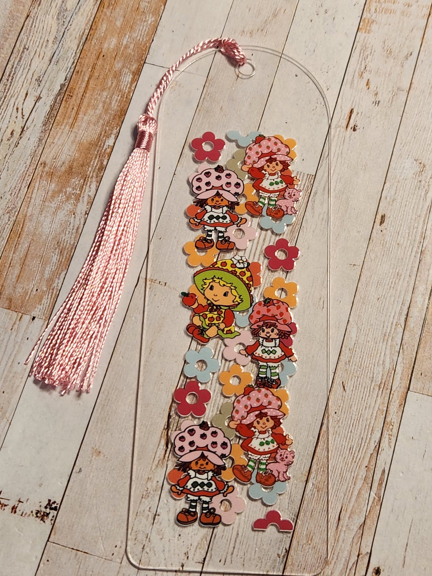 Acrylic Bookmark: Strawberry Shortcake