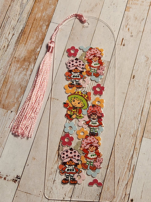 Acrylic Bookmark: Strawberry Shortcake
