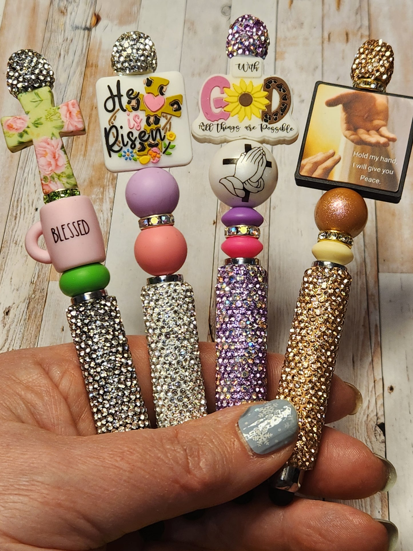 Stylus Pen: Faith (Hold my hand. I will give you peace.)