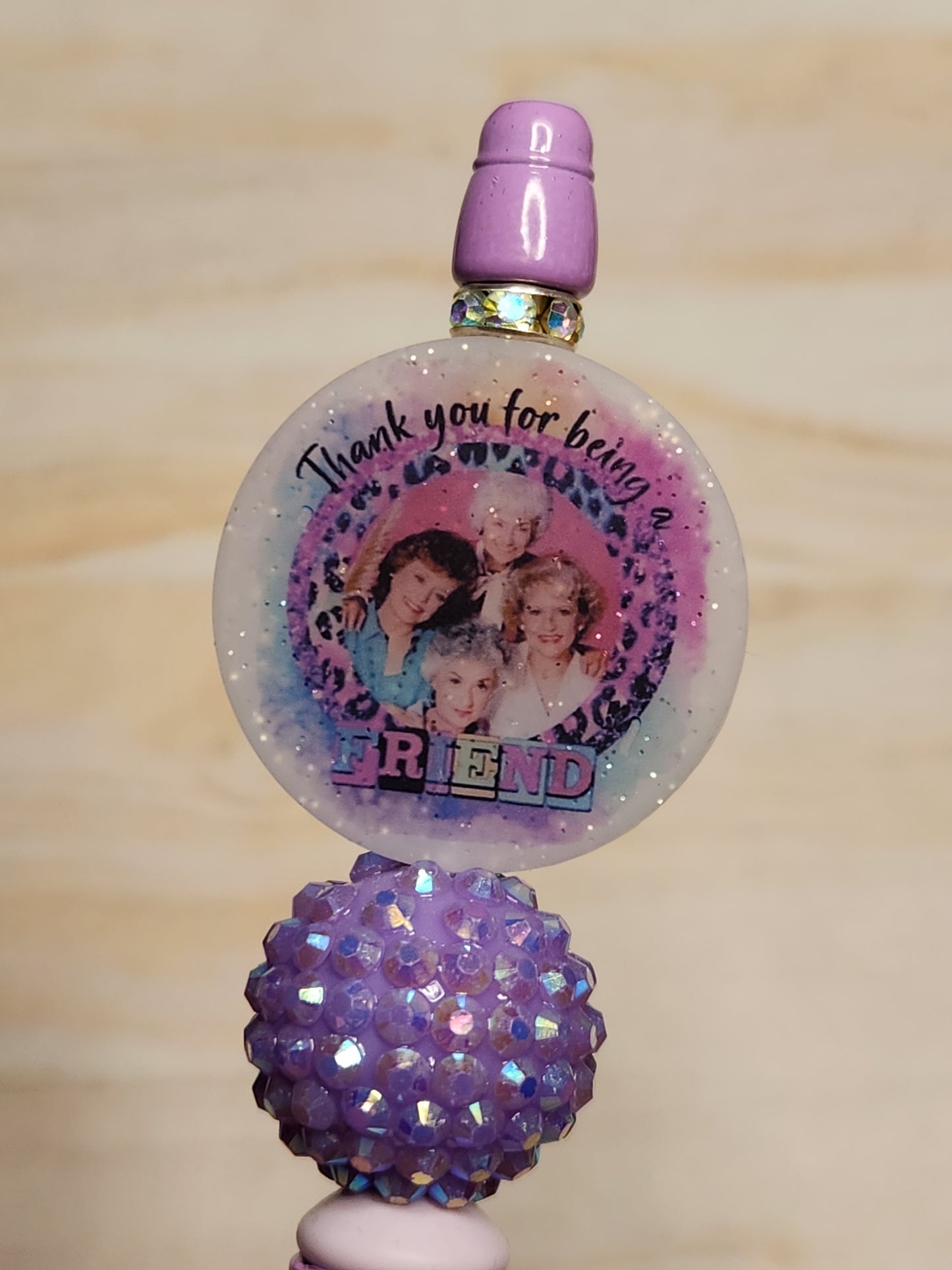 Beaded Pen: Golden Girls (#2)