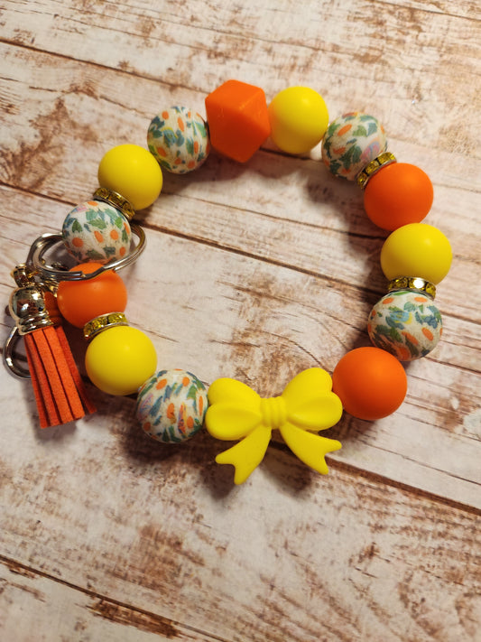 Wristlet: Bows (Spring, Yellow)