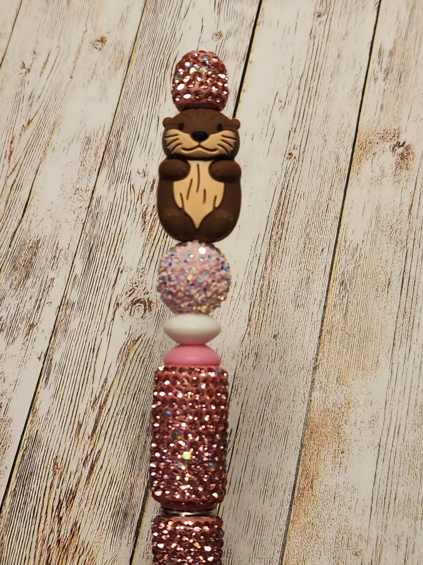Beaded Pen: Otter