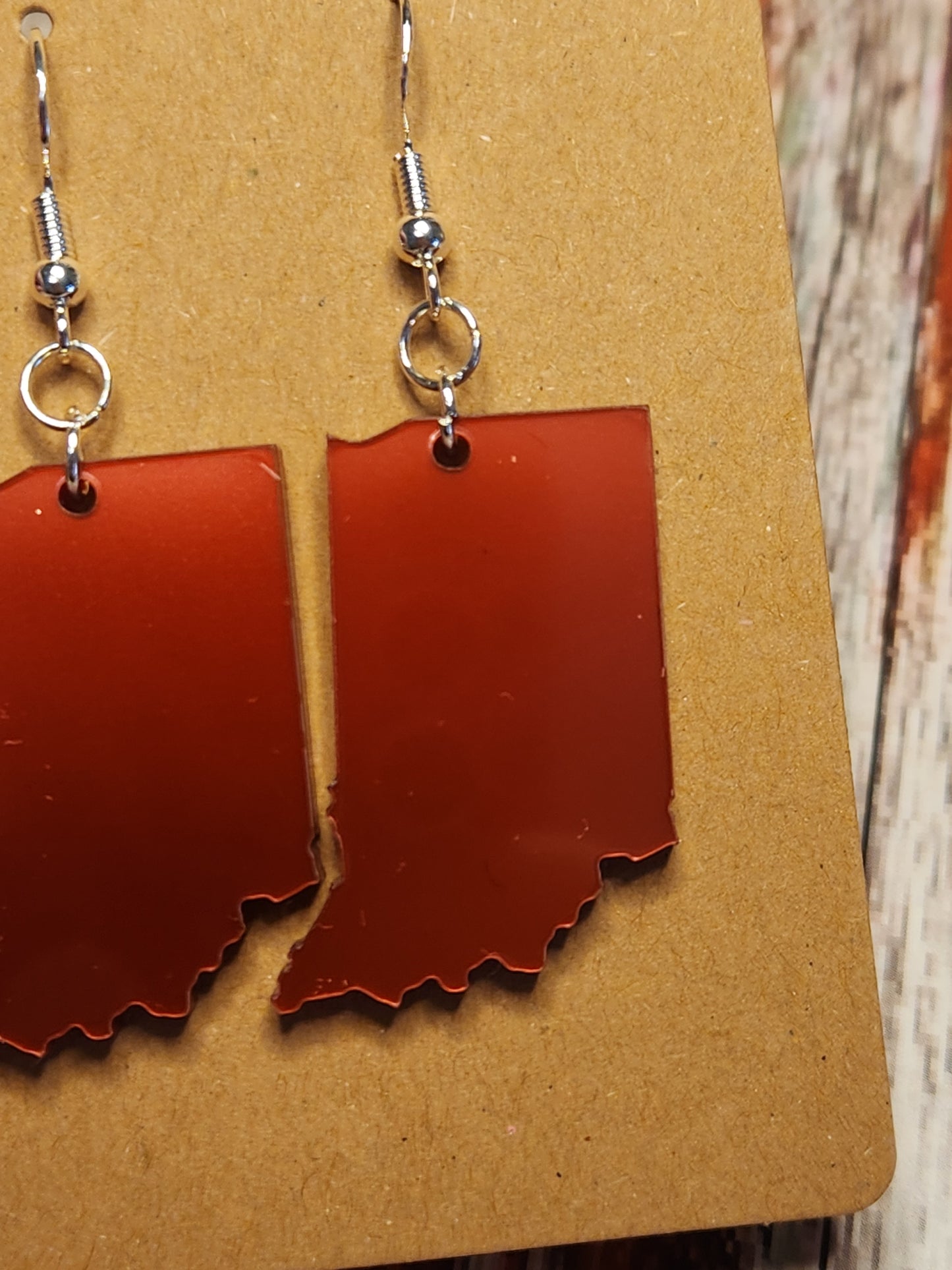 Earrings: Indiana (Metallic finish)