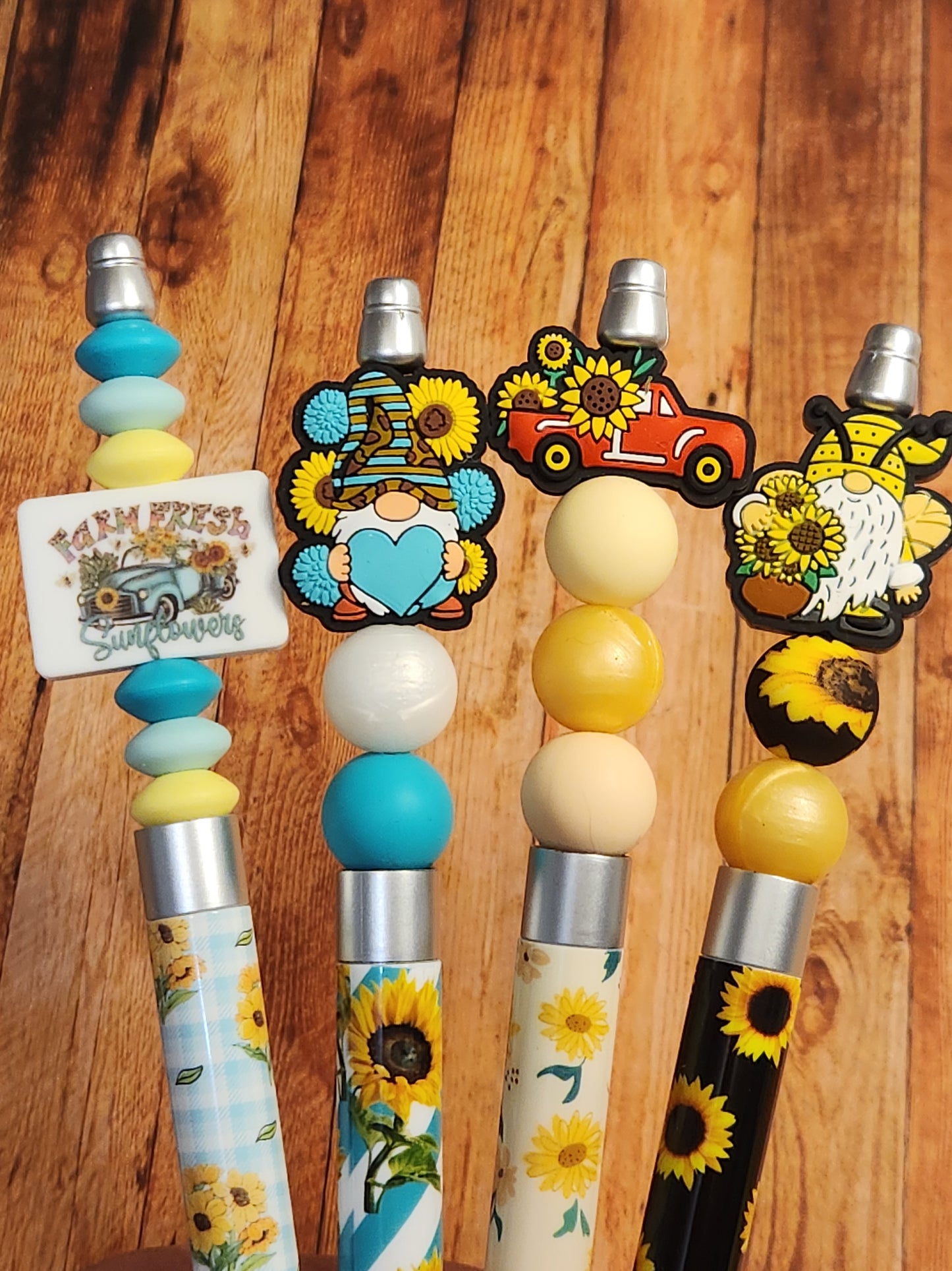 Beaded Pen: (Sunflowers, Truck)