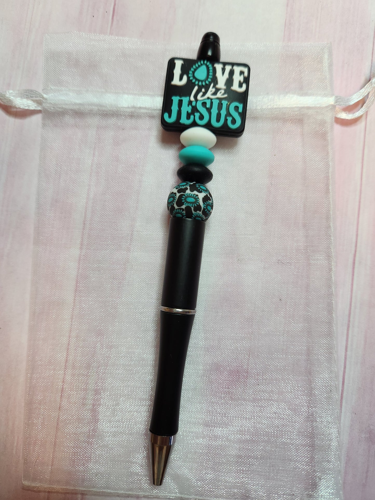 Beaded Pen: Faith (Love Like Jesus)