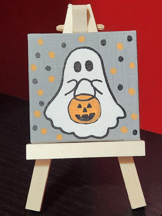 Mini Canvas: Ghost
