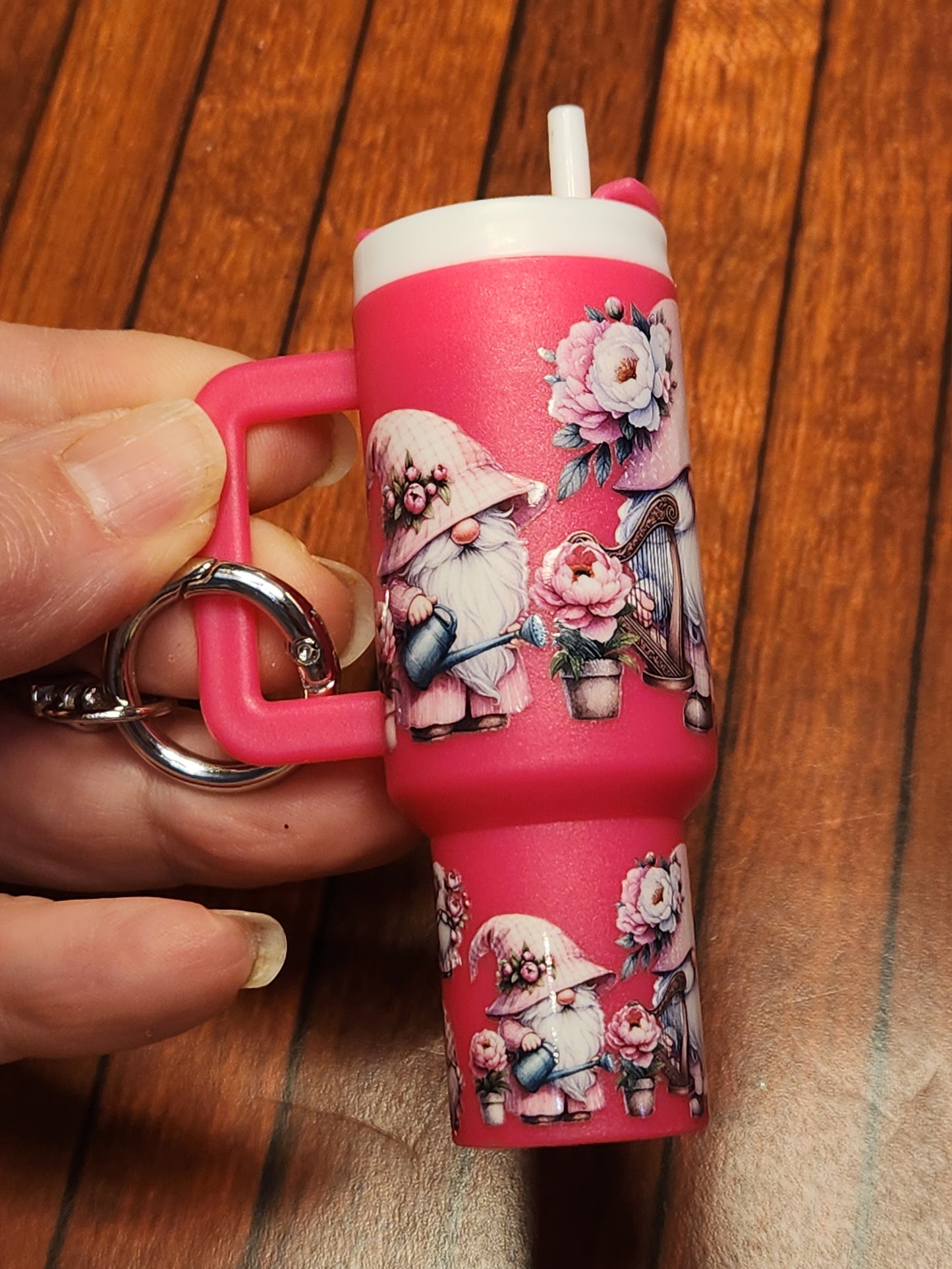 Chapstick Tumbler: Pink Gnome