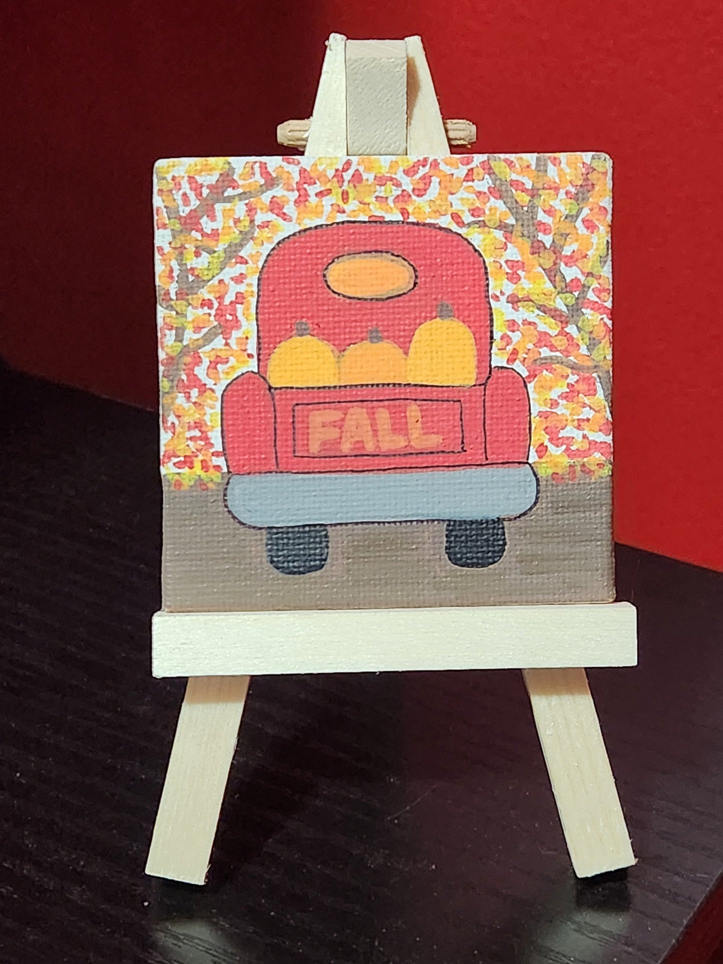 Mini Canvas: Fall Foliage