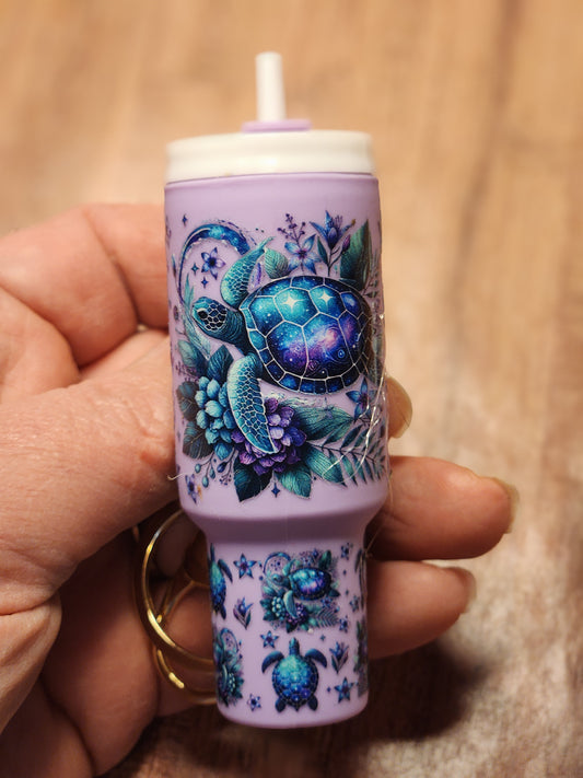 Tumbler Keychain: Sea Turtles